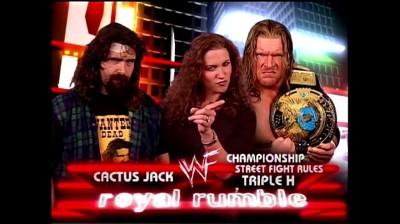 Triple H vs. Cactus Jack - WWF Championship Street Fight: Royal Rumble 2000