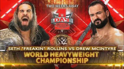 Seth "Freakin" Rollins vs Drew Mcintyre (WWE World Heavyweight Championship)