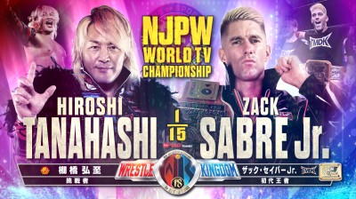 Hiroshi Tanahashi vs Zack Sabre Jr. (NJPW World TV Championship)