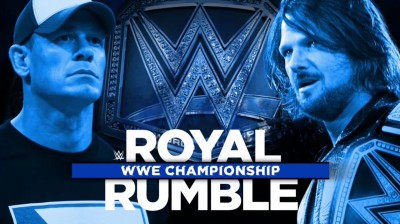 AJ Styles vs. John Cena - WWE Title Match: Royal Rumble 2017