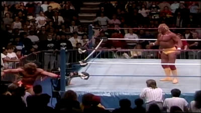 The Ultimate Warrior vs. Hulk Hogan - WWF Championship / WWF Intercontinental Championship Match: WrestleMania VI