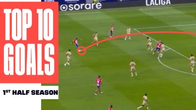 Los mejores goles en la primera vuelta de La Liga EA Sports | TOP 10